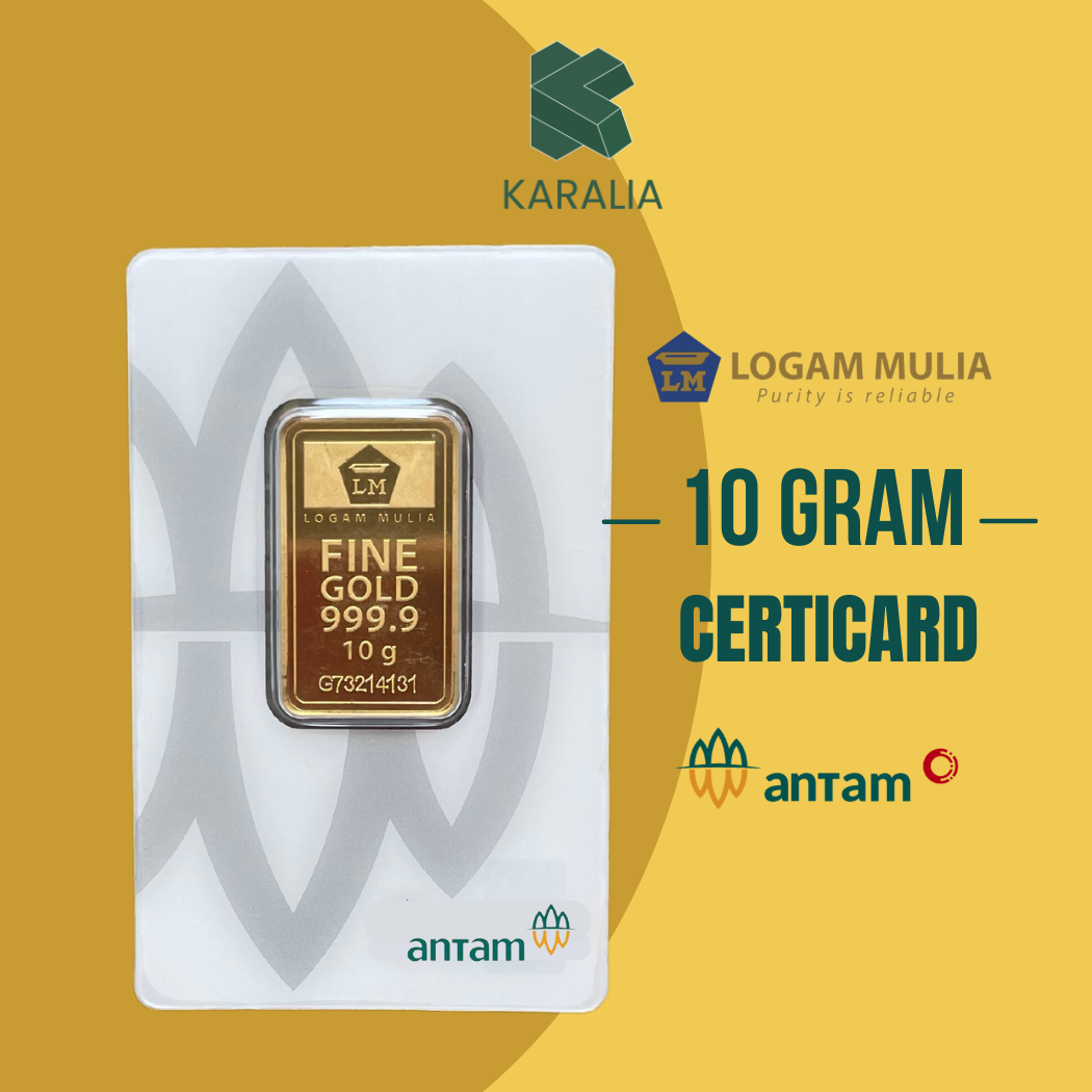 Emas Antam 10 Gram Certicard ABU